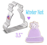 winter hat cookie cutter shape by ann clark