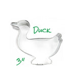 Cute Duck Cookie Cutter, Made In The USA by American Tradition