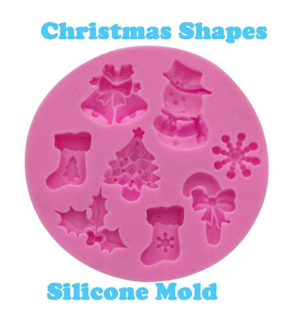 christmas silicone fondant mold