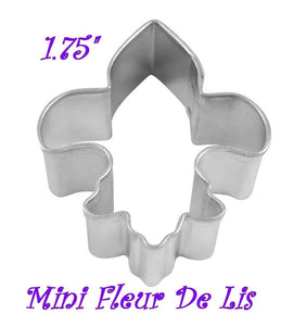 mini fleur de lis cookie cutter