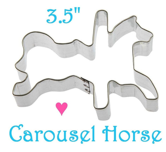 carousel horse cookie cutter