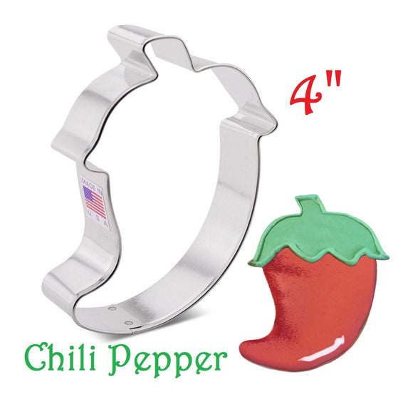 hot chili pepper cookie cutter