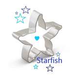 Starfish Cookie Cutter, Beach and Ocean Cookies, Foose