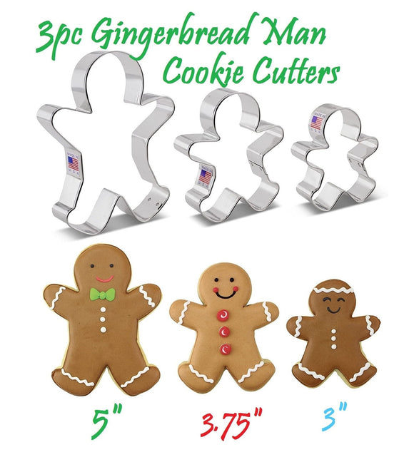 gingerbread man cookie cutter set by ann clark