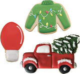 3pc Christmas Ornament Cookie Cutter Set, Ann Clark Christmas Baking, FREE ShiPPiNG