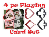 playing cards cookie cutter set