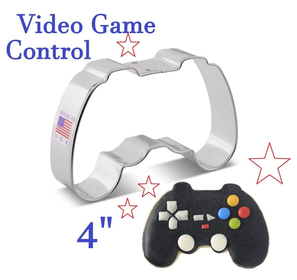 video game controller cookie cutter