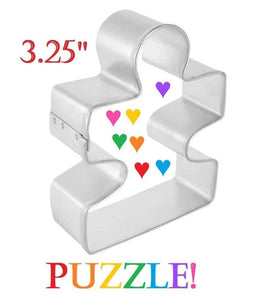 puzzle piece awareness autism cookie cutter