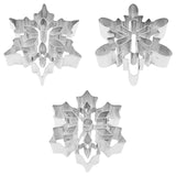 3pc Cutout Snowflakes Cookie Cutter Set, Christmas Gift Boxed Baking Set