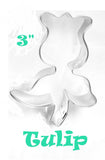 tulip flower cookie cutter