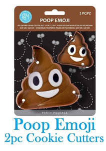 Poop Emoji 2pc Cookie Cutter Set