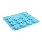 Paw Print Shaped Pet Treat Mold, Silicone Mold for Puppy Treats