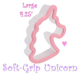 soft grip unicorn cookie cutter