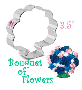 bouquet of flowers cookie cutter