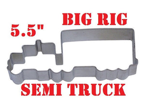 semi truck big rig cookie cutter