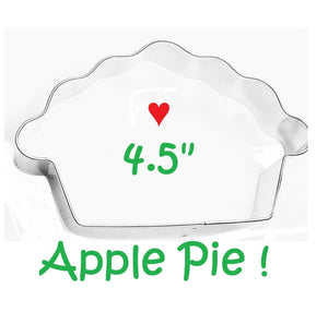 apple pie shape cookie cutter