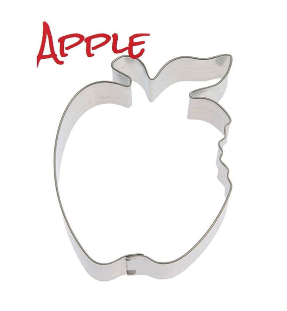 apple with bite cookie cutter