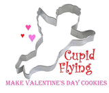 flying cupid cookie cutter