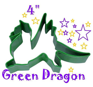 green dragon cookie cutter