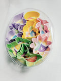 8pc Mini Easter Cookie Cutters, Easter Bunny Egg Chick Tulip Spring Shapes