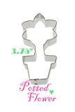 Potted Flower Cookie Cutter, Flower in Garden Pot, FOOSE