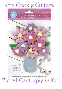 floral centerpiece cookie cutter set