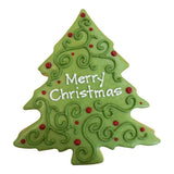 Huge Favorite Christmas Tree Cookie Cutter, Green Polyresin Coated Cutter, Christmas Baking