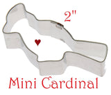 mini cardinal bird cookie cutter