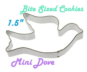 mini dove cookie cutter