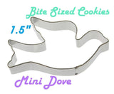 mini dove cookie cutter