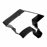 Large Black Graduation Cap Cookie Cutter, 4.5" Coated Steel Cookie Cutter