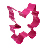 Bright Pink Winged Unicorn Cookie Cutter, Large 3.75" Color Coated Cookie Cutter