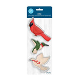 Birds Cookie Cutter Set, Carded Gift Cookie Cutters, Cardinal Dove Hummingbird