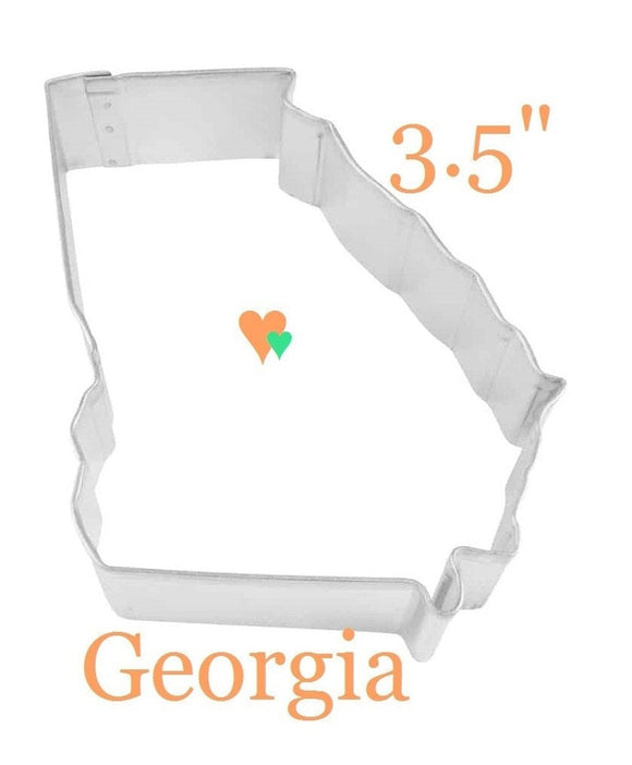 state of georgia cookie cutter shape