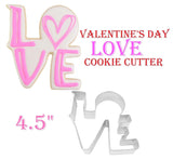 Valentine's Day Love cookie cutter