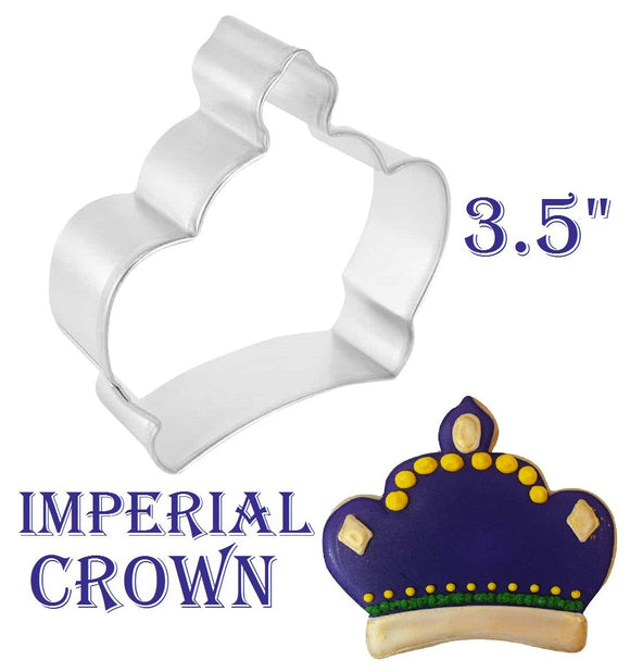 royal imperial crown cookie cutter