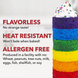 food colors made in allergen free facility