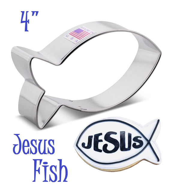 jesus fish cookie cutter