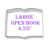 Large Open Book Cookie Cutter, Bible Cookies, Book Shape, Made in the USA Foose