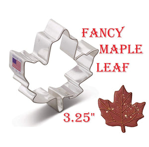 ann clark fancy maple leaf cookie cutter