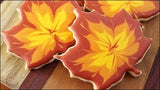 2pc Leaf Cookie Cutter Set, Autumn Maple and Oak Leaves, Ann Clark