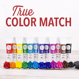 true coloe match food colorings