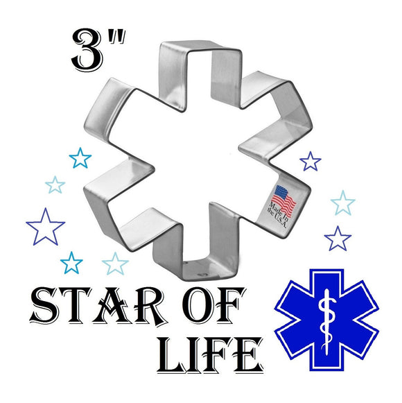 star of life paramedic cookie cutter