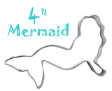 sitting mermaid cookie cutter