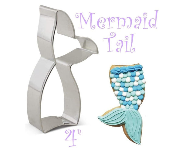 make mermaid cookies with our mermaid tail cookie cutter