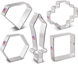 5pc Digital Blocks Video Game Cookie Cutter Set, Ann Clark FREE SHiPPiNG