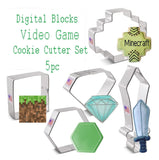 minecraft shapes blocks cookie cutter set