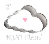 mini cloud cookie cutter, made in the USA