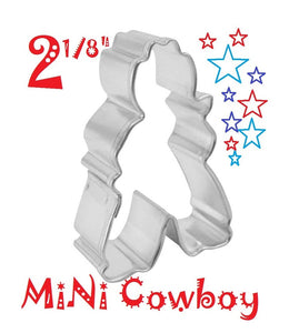 MiNi Cowboy cookie cutter cutouts shape