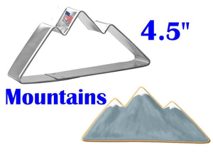 mountains cookie cutter